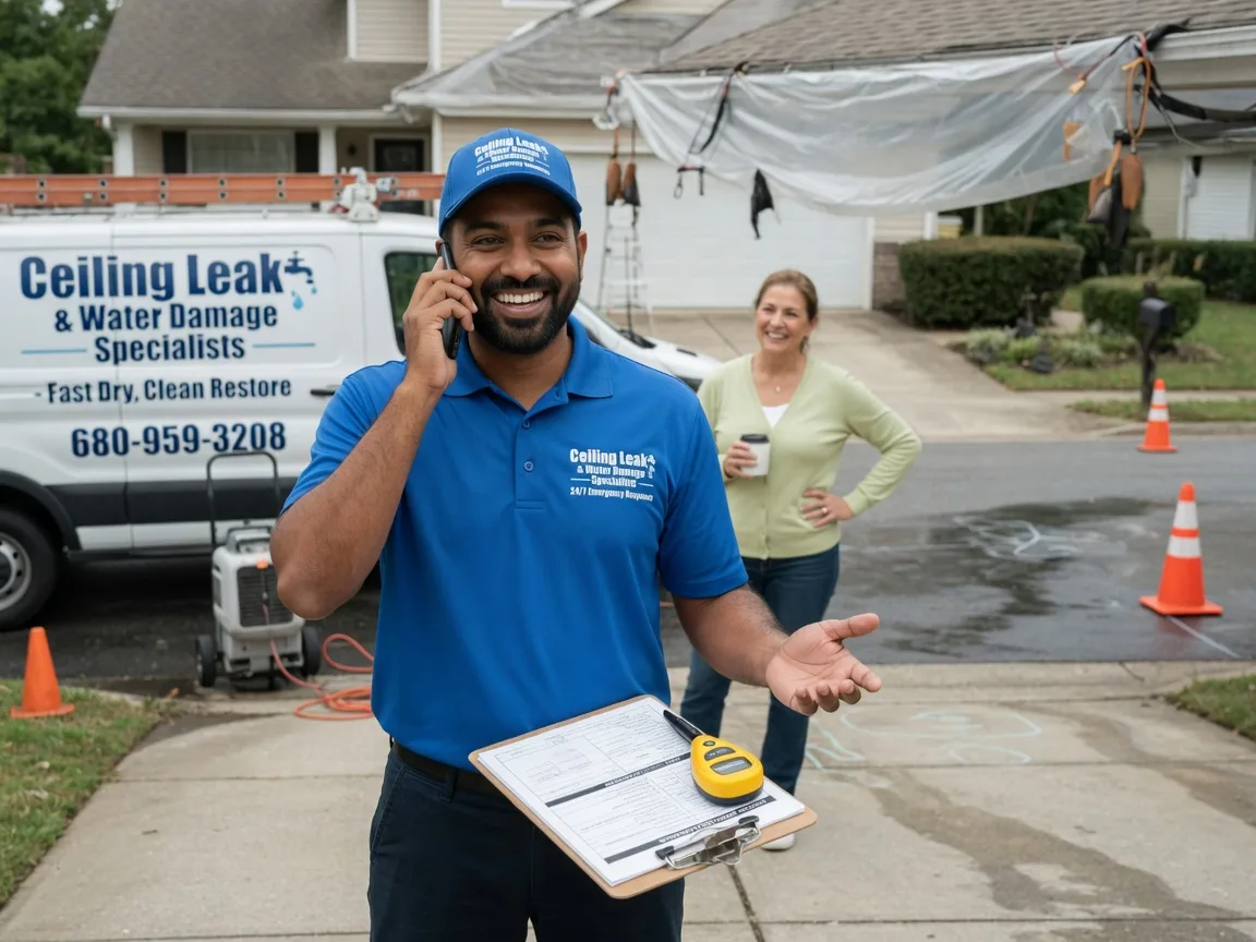Ceiling Leak Cleanup Cypress, TX FAQs
